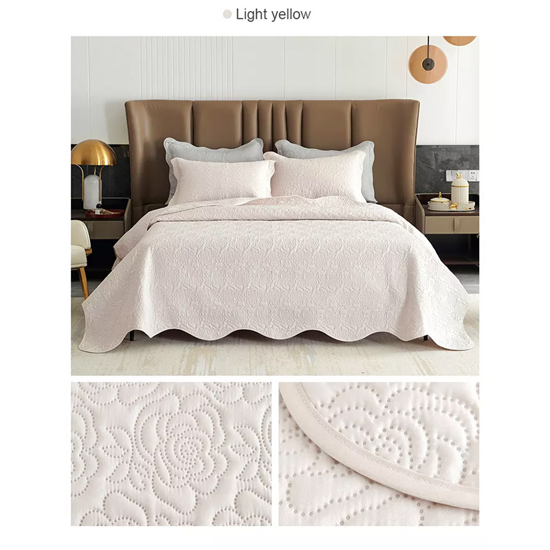 Ultrasone wave edge bedsprei-008