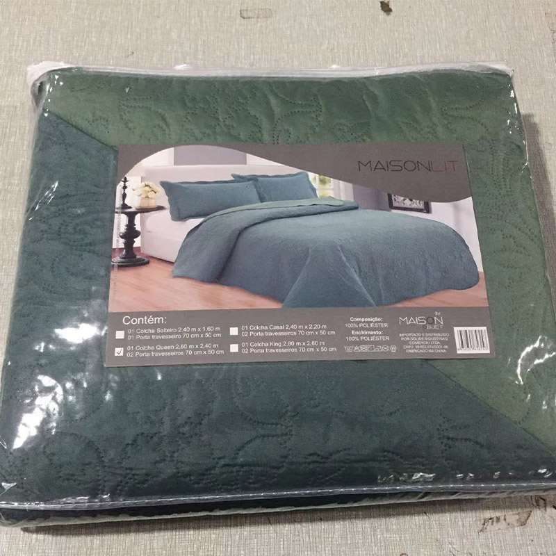 Ultrasone wave edge bedsprei-003