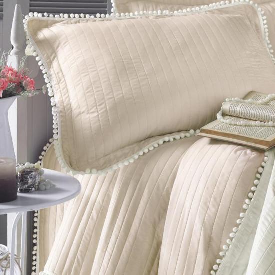Pompom Sprei En Sprei King Size