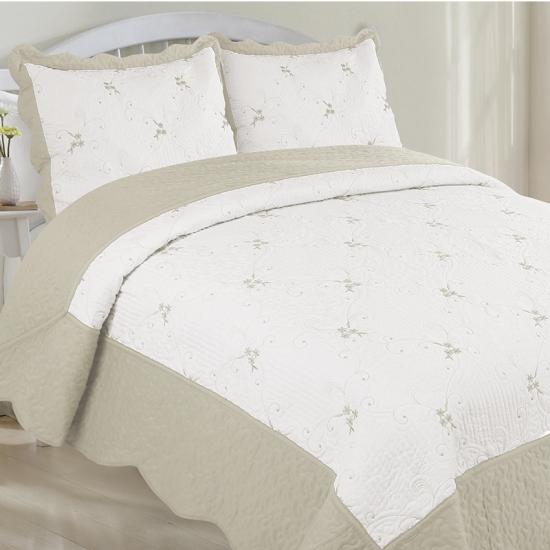 cxmirotex kleurrijke geborduurde sprei dekbedset Queen beddengoed
