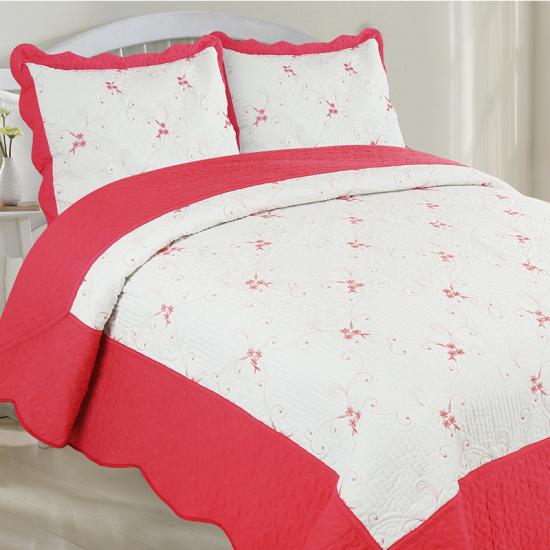 cxmirotex kleurrijke geborduurde sprei dekbedset Queen beddengoed