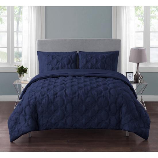 cxmicrotex bed in een zak met massief reliëf, 7-delige set