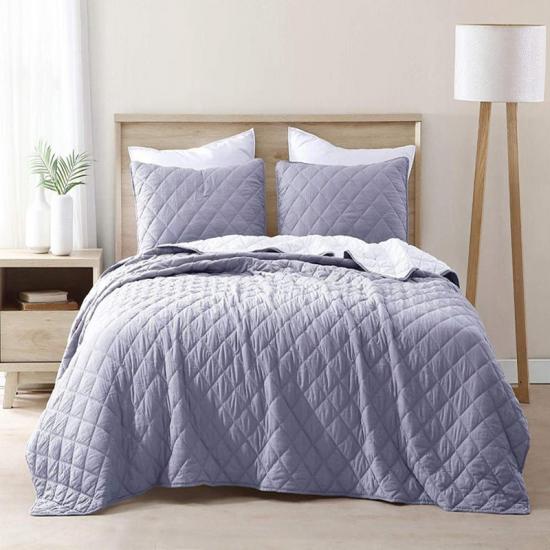 Diamond gewatteerde sprei