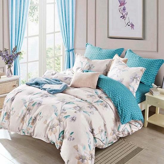 Moderne elegante bloemendekbedovertrek dekbedsets