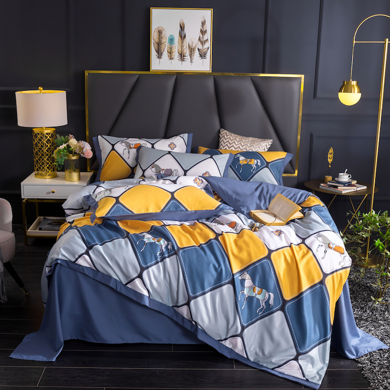 Flourish Groothandel Beddengoed Sets Dekbedden Bedovertrek Hoeslakens Dekbedsets Kingsize luxe beddengoed